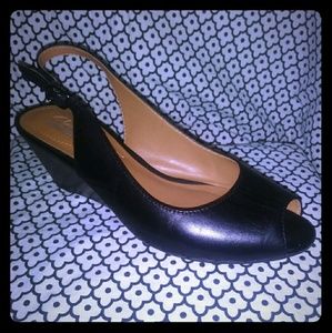 COPY - COPY - Clark's Black Slingbacks